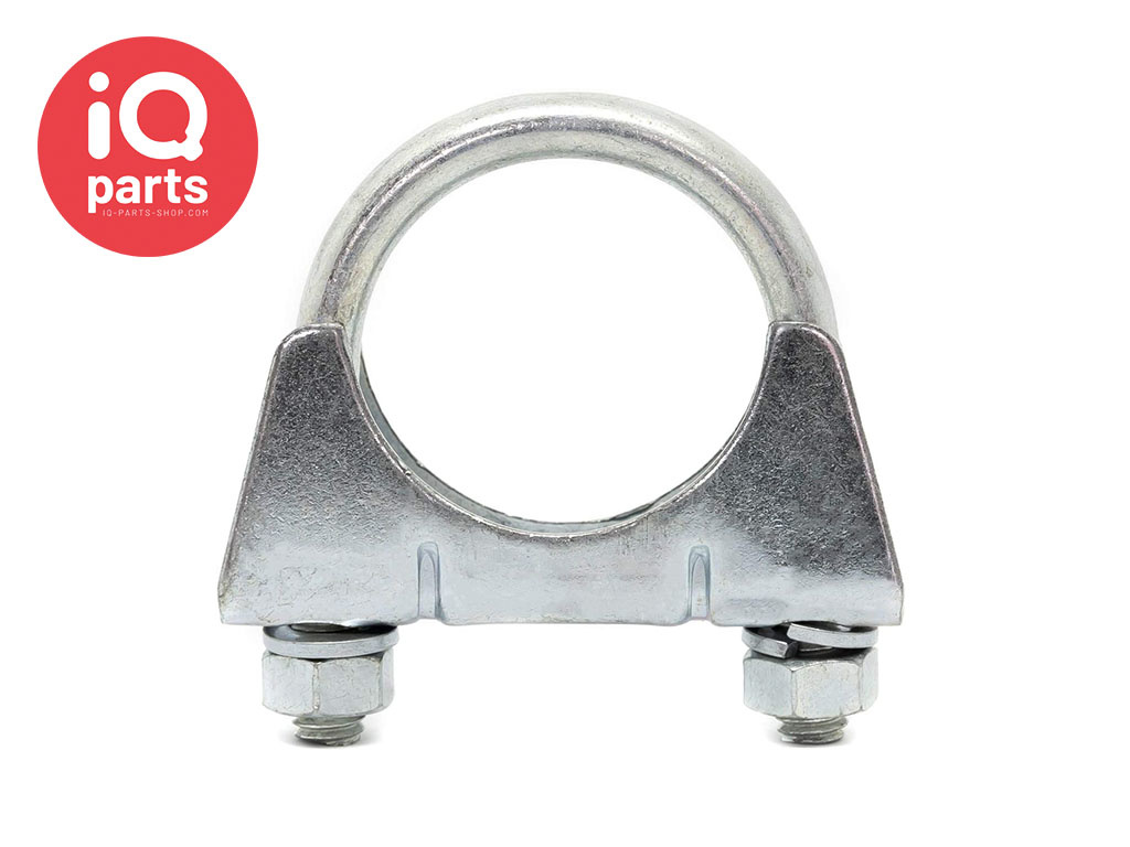 Iron clamp exhaust clamp pipe clamp stable for VW Ford Opel Kia M10 x Ø 50  mm