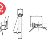 Mikalor Mikalor Bridge clamp - Hose clamp with Bridge W4 - 12 mm