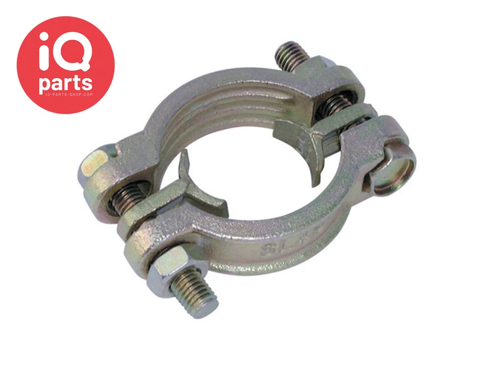 2-bolt Heavy Duty Hose Clamp DIN 20039A cast iron