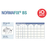 NORMA Normafix Befestigungsschellen BSS Typ 532 - W1 - für 2 Röhren