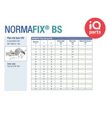 NORMA Normafix Befestigungsschellen Typ 540 - DIN 1596 - W1 - für 1 Rohr