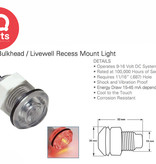 Innovative Lighting Innovative Lighting 16 mm LED Bulkhead / Livewell Recess Mount Light