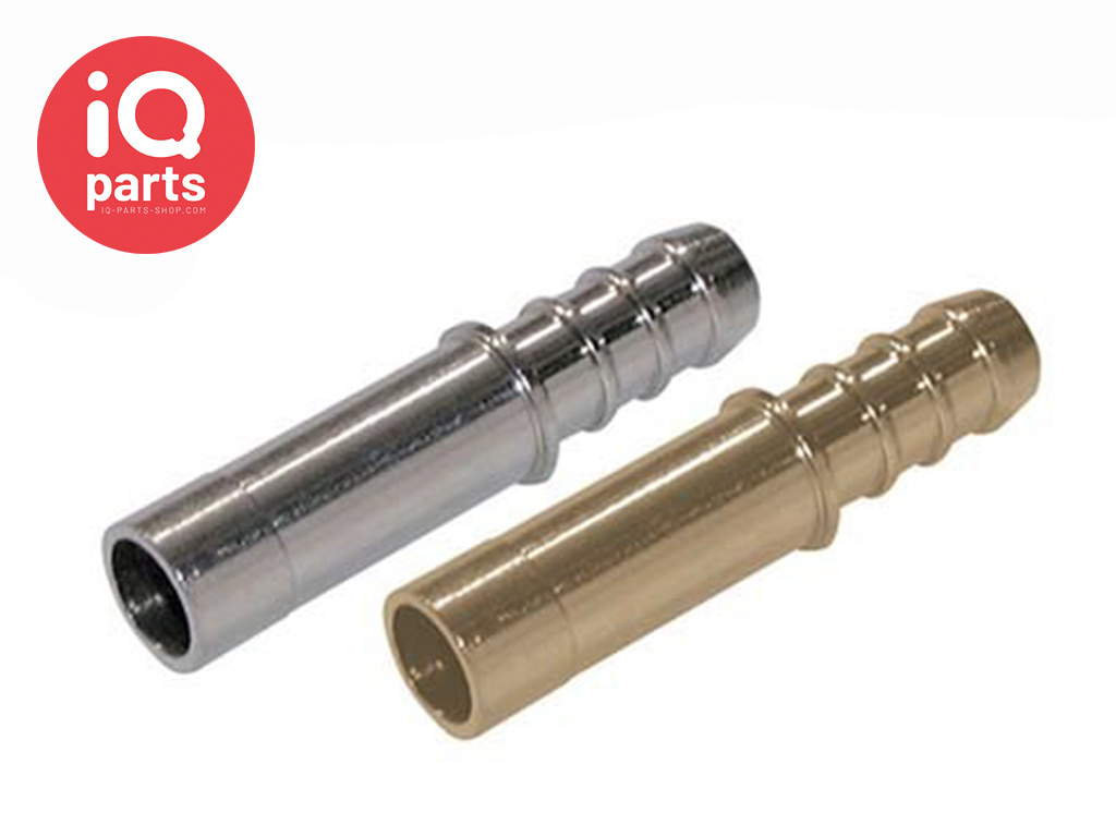 IQ-Parts Steeknippel SPI met slangpilaar | Messing