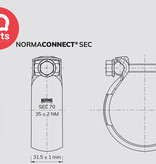 NORMA NORMACONNECT® Kugelzonenschelle SEC - W2 (AISI 430)