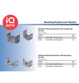 Bandimex Mounting Brackets with flared legs H021 - AISI 304