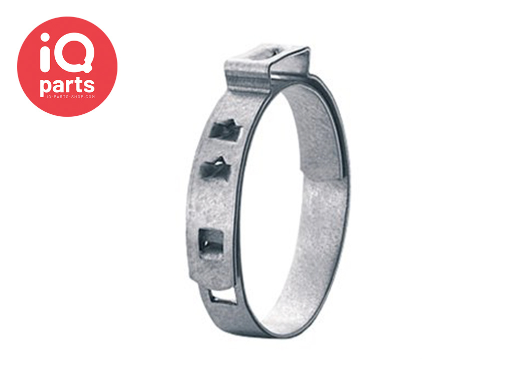 thumbnail image 2 of Oetiker Stepless Ear Clamps Size 3/4 (19.8mm) - 250-Pack Stainless Steel Hose Clamps 2 of 3