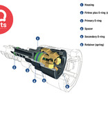 NORMA NORMAQUICK® S Quick Connector 90° NW5/16" - 6,4 mm