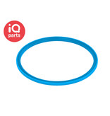 Jacob Jacob Bördeldichtringe Silikon Blau 1 mm Wandstärke