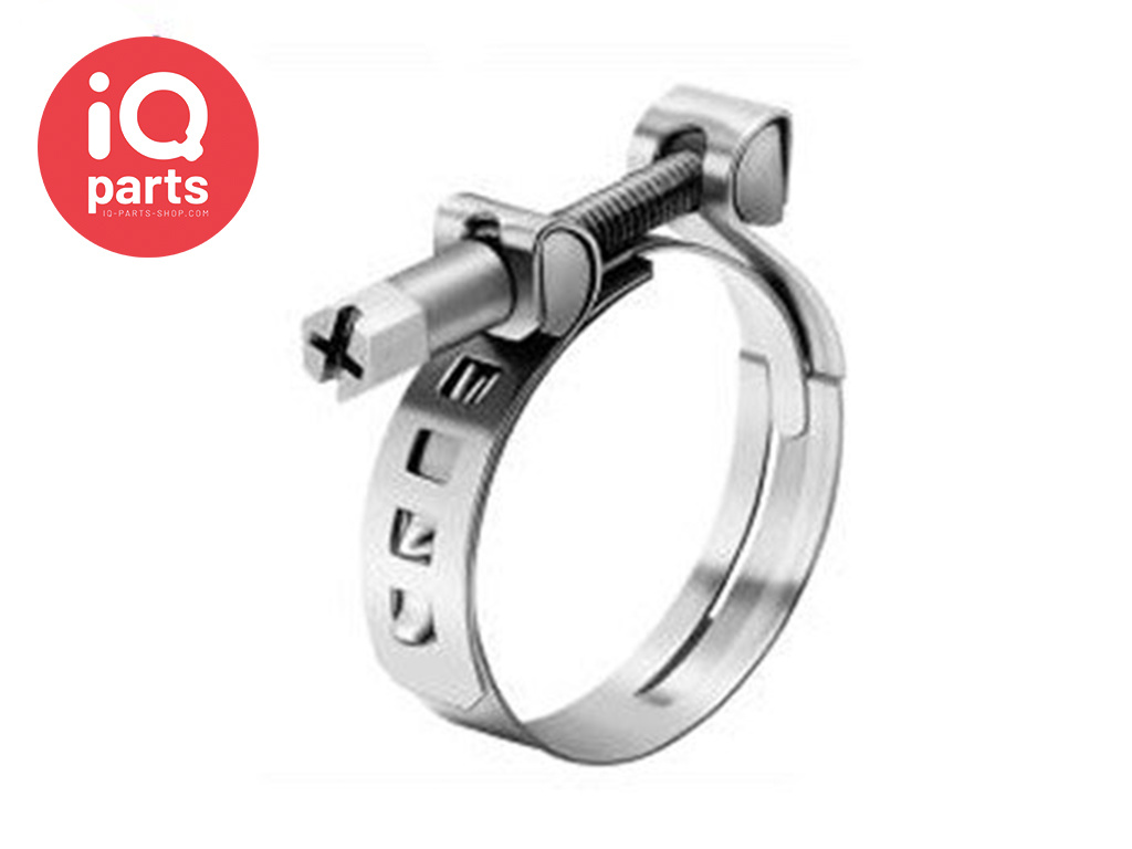 Oetiker 17800183 Stainless Steel Self-Tensioning StepLess Hose Clamp Bolted 