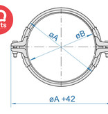 Jacob Pull-ring for push-in pipes 3 mm wall thickness for ring-seals W1