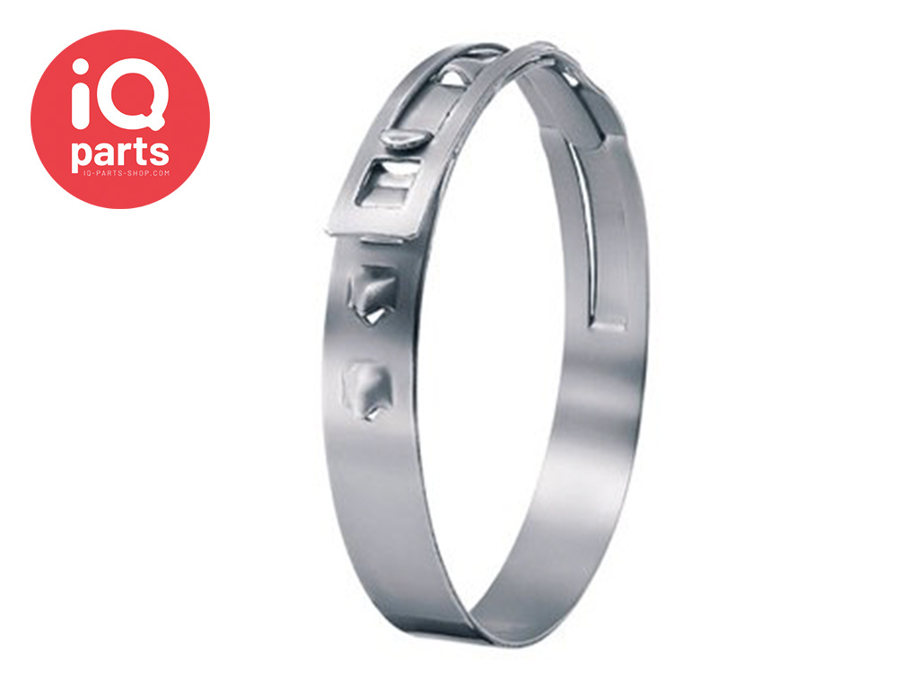 Oetiker Stepless Low Profile Clamps Model 168 | W4 (AISI 304) | 9 mm