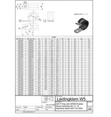 IQ-Parts IQ-Parts Leidingklem 12,7 mm breed - W5 (RVS 316) - SMS