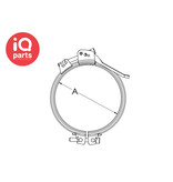 IQ-Parts IQ-Parts Quick-release clamping ring - SS - W1 - 2- pieces - galvanized