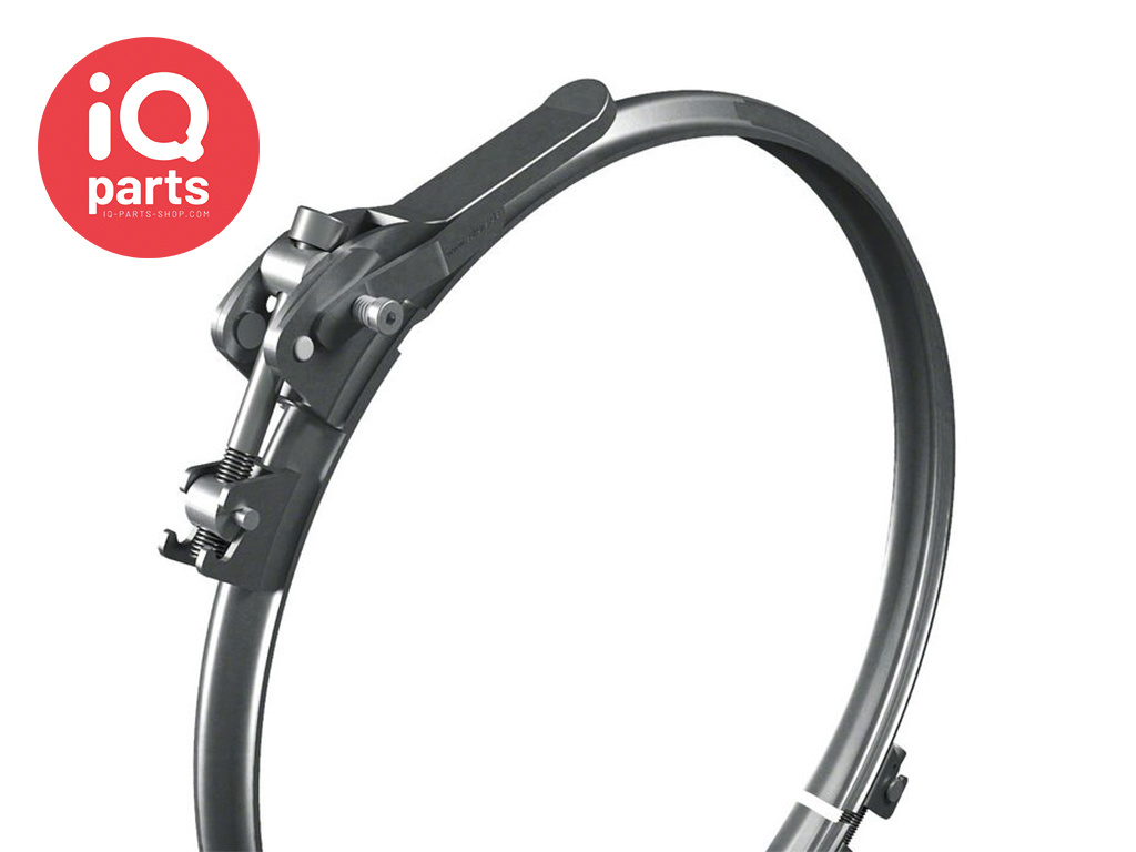 IQ-Parts Quick-release clamping ring - SS - W1 - with securing bracket