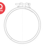 IQ-Parts IQ-Parts One-part clamping ring - with Egonon Seal Insert - W1 -  galvanized - 1 mm