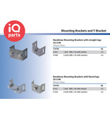 Bandimex Mounting Brackets with straight legs H008 - AISI 304