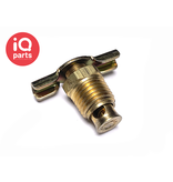 IQ-Parts Scheepsmotor koelwater aftapkraan 1/4" NPT
