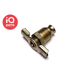 IQ-Parts Marine Block Brass Drain Tap 1/4"