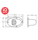 Innovative Lighting Inbouw boot signaalhoorn / toeter / claxon