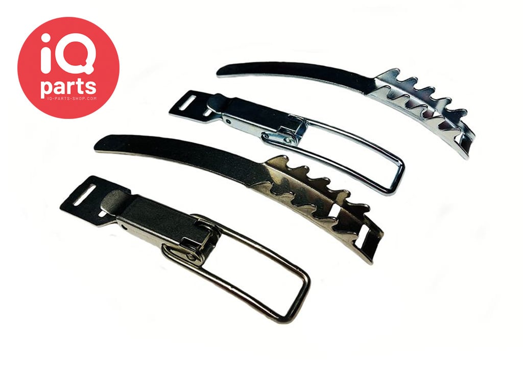 IQ-Parts Metal strap / clamp with 5 positions, W4 (AISI304)