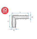 TEFEN TEFEN Plastic Male hose connector Elbow with external BSPT thread