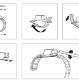 Serflex Eindloze slangklem 14 mm - W4 (RVS304)