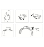 Serflex Endless hose clamp 14 mm - W4 (AISI304)