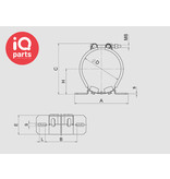 HYDAC HYDAC  Accumulator clamp HyRac | W1 & Stainless Steel | 1-part