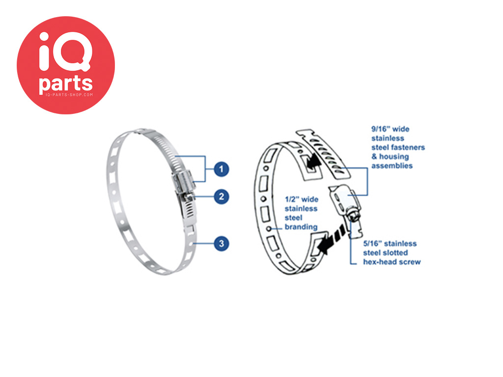 thumbnail image 2 of Breeze Make-A-Clamp Stainless Steel Hose Clamp Kit #4000 - 8.5' Standard Kit, USA Made 2 of 3