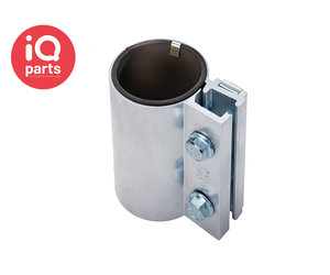 IQ-Parts DVK 6 Rohrkupplungen | ALU | Gummi Dichtung | 100 mm | IQ 