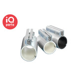 IQ-Parts IQ-Parts  DVK 6 Tube Clamp connector | ALU | Rubber gasket | 100 mm