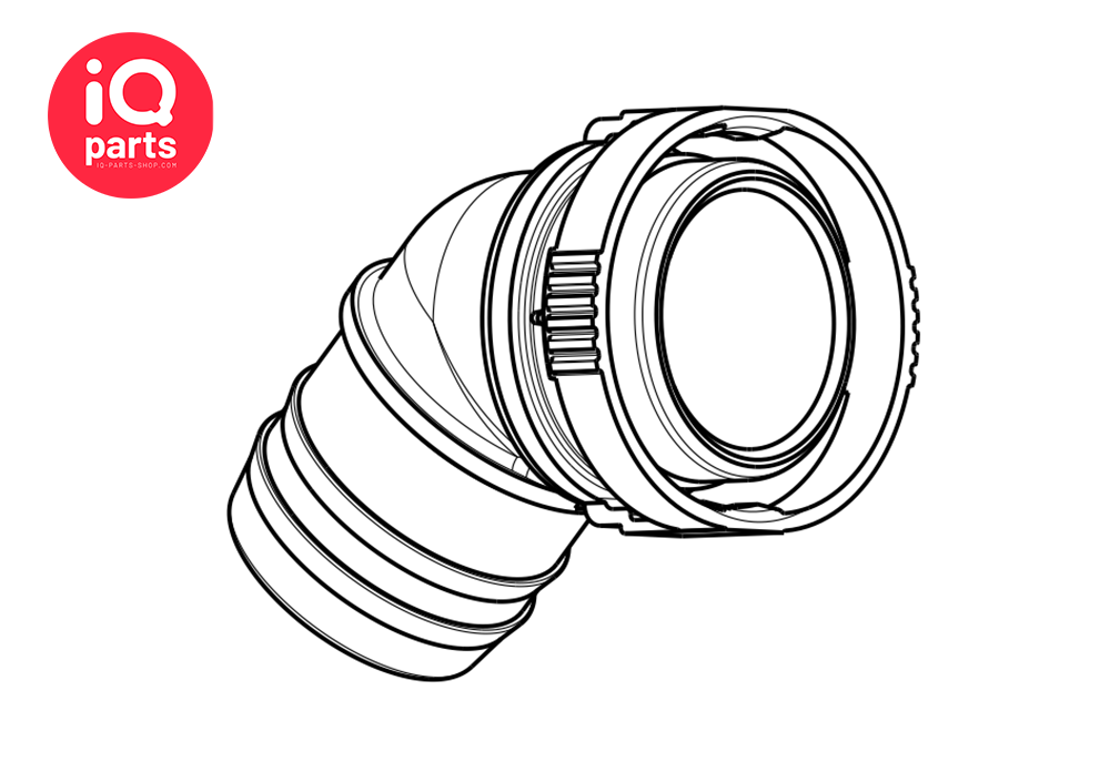 NORMAQUICK® V2 Steckverbindung 45° NW27 - 29 mm