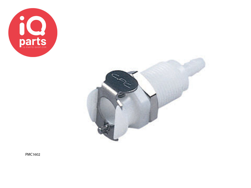 CPC PMC1602 / PMCD1602 | Coupling body | Panel Mount | Hose barb 3,2 mm (1/8")