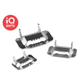 IQ-Parts IQ-Parts 19 mm Ear-Lock Klemplaat / Buckles W4 (RVS 304)