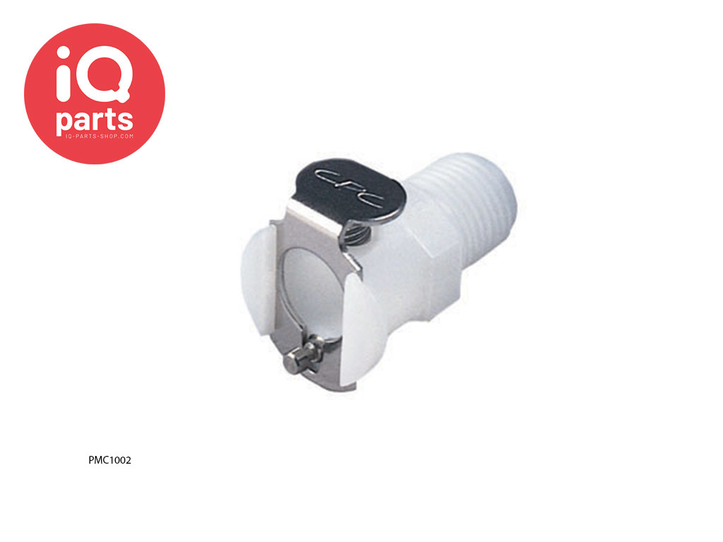 CPC PMC1002 / PMCD1002 | Koppeling | Acetaal | 1/8" NPT buitendraad