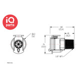 CPC CPC - PMC1002 / PMCD1002 | Coupling Body | Acetal | 1/8" NPT Pipe thread