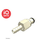 CPC CPC - PLC2200412 / PLCD2200412 | In-line Coupling Insert | Polypropylene | Hose barb 6,4 mm (1/4")