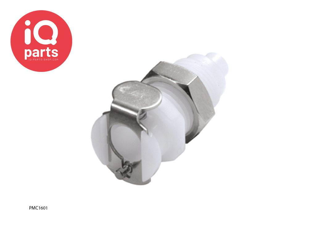 CPC PMC1601 / PMCD1601 | Coupling body | Panel Mount | Hose barb 1,6 mm (1/16")