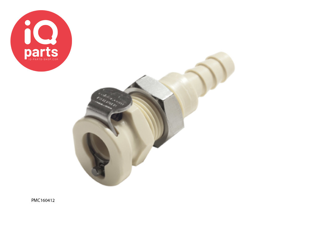 CPC PMC160412 / PMCD160412 | Coupling body | Panel Mount | Hose barb 6,4 mm (1/4")
