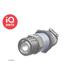 CPC CPC - PLC120M10 / PLCD120M10 | Coupling body | Panel Mount | PTF Nut 10,0 mm OD / 8,0 mm ID