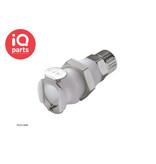 CPC CPC - PLC12006 / PLCD12006 | Coupling body | Panel Mount | PTF Nut 9,5 mm (3/8") OD / 6,4 mm (0.25") ID