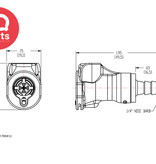 CPC CPC - PLC1700412 / PLCD1700412 | Coupling body | Polypropylene | Hose barb 6,4 mm (1/4")