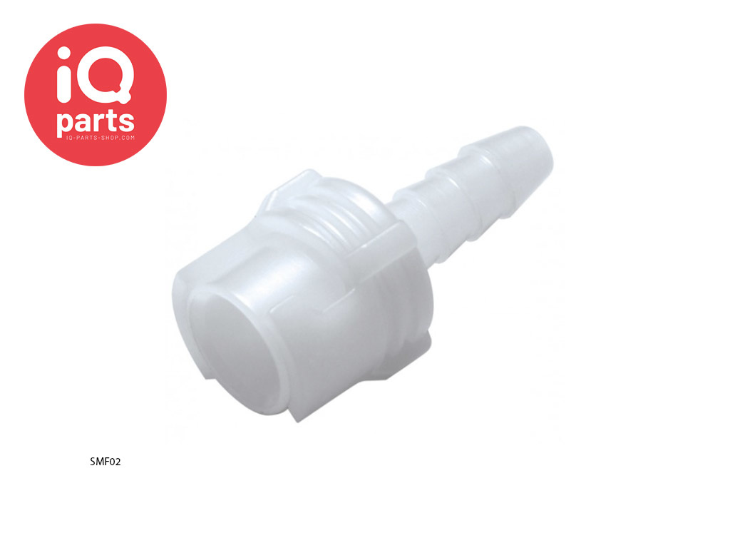 CPC SMF02 / SMFD02 | Coupling Body | Acetal | Hose Barb 3,2 mm (1/8")