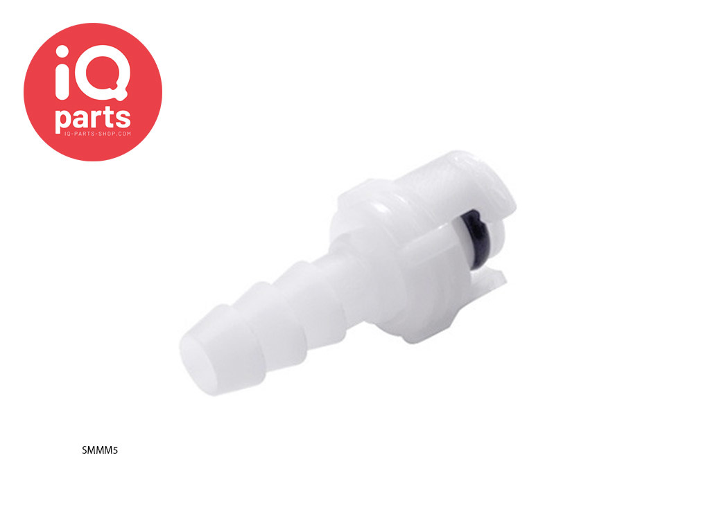 CPC SMMM5 | In-Line Coupling Insert | Acetal | Hose Barb 5,0 mm