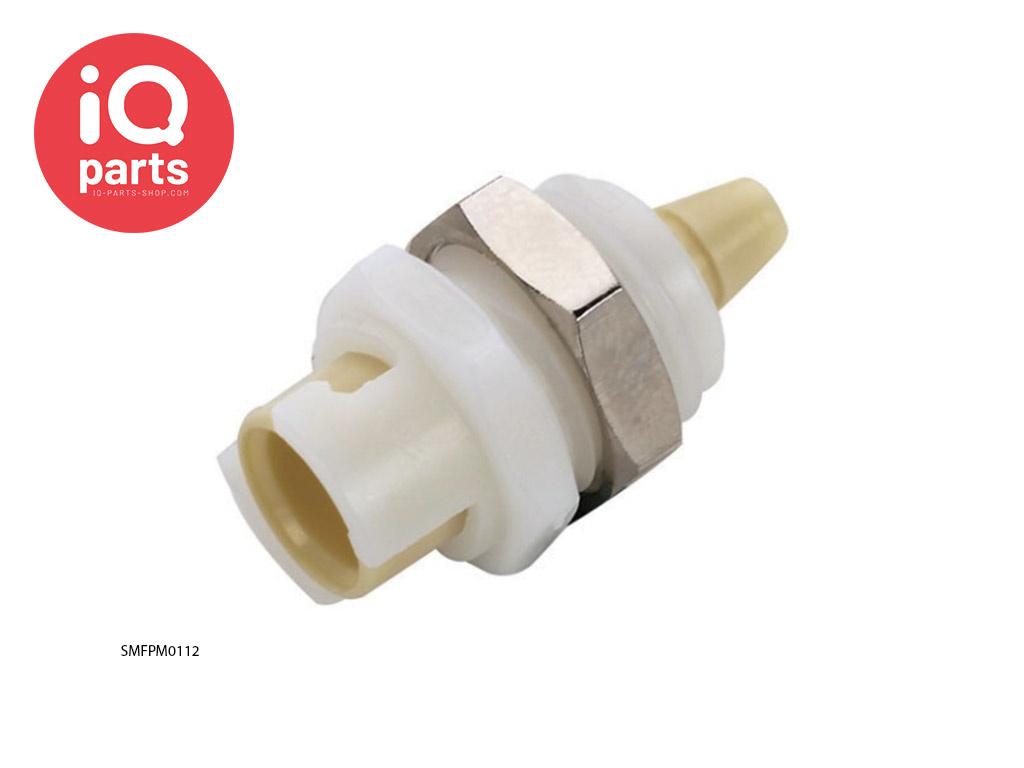 CPC SMFPM0112 | Coupling body | Panel Mount | Hose barb 1,6 mm (1/16")