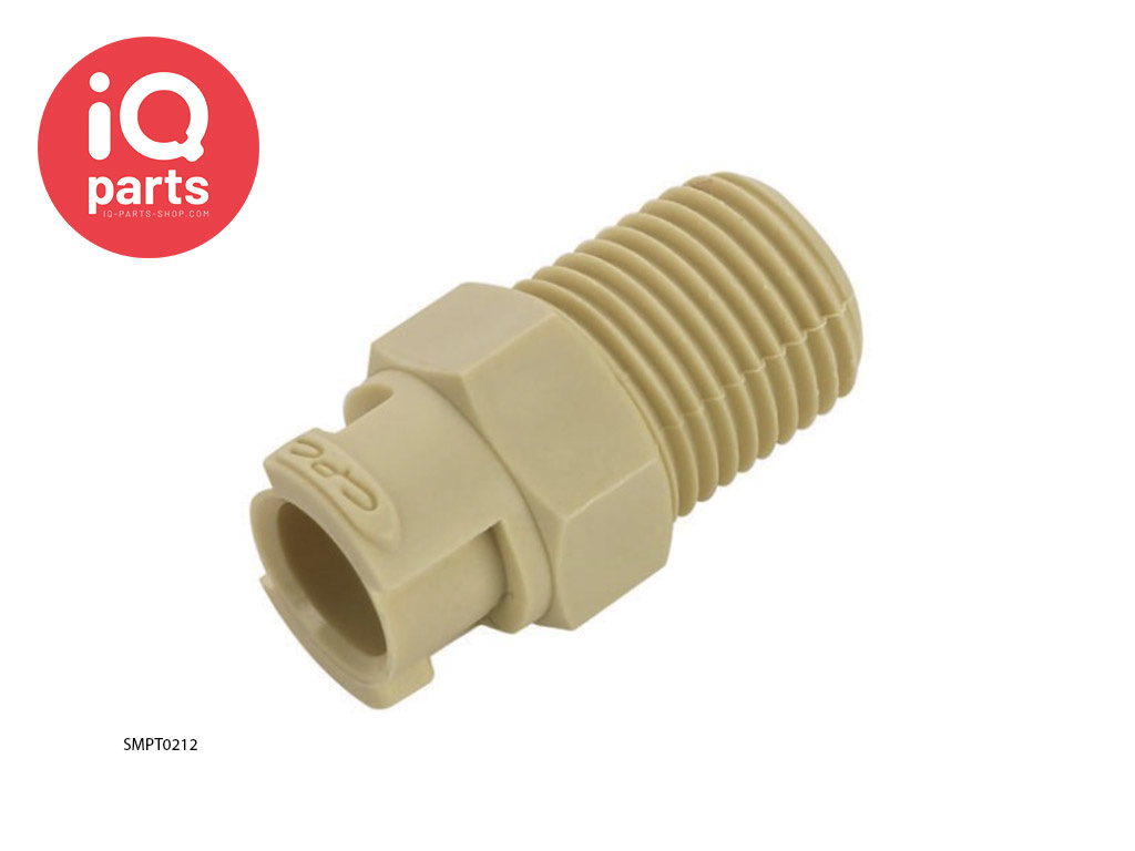 CPC SMPT0212 | Coupling body | Polypropylene | 1/8" NPT Pipe Thread