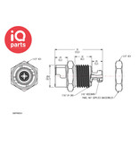 CPC CPC - SMFPM01 / SMFPMD01 | Coupling Body | Panel Mount | Hose Barb 1,6 mm (1/16")