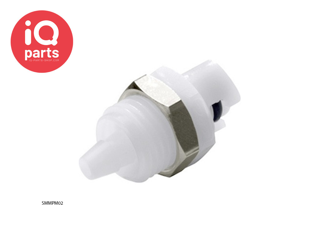 CPC SMMPM02 | Coupling Insert | Panel Mount | Hose Barb 3,2 mm (1/8")