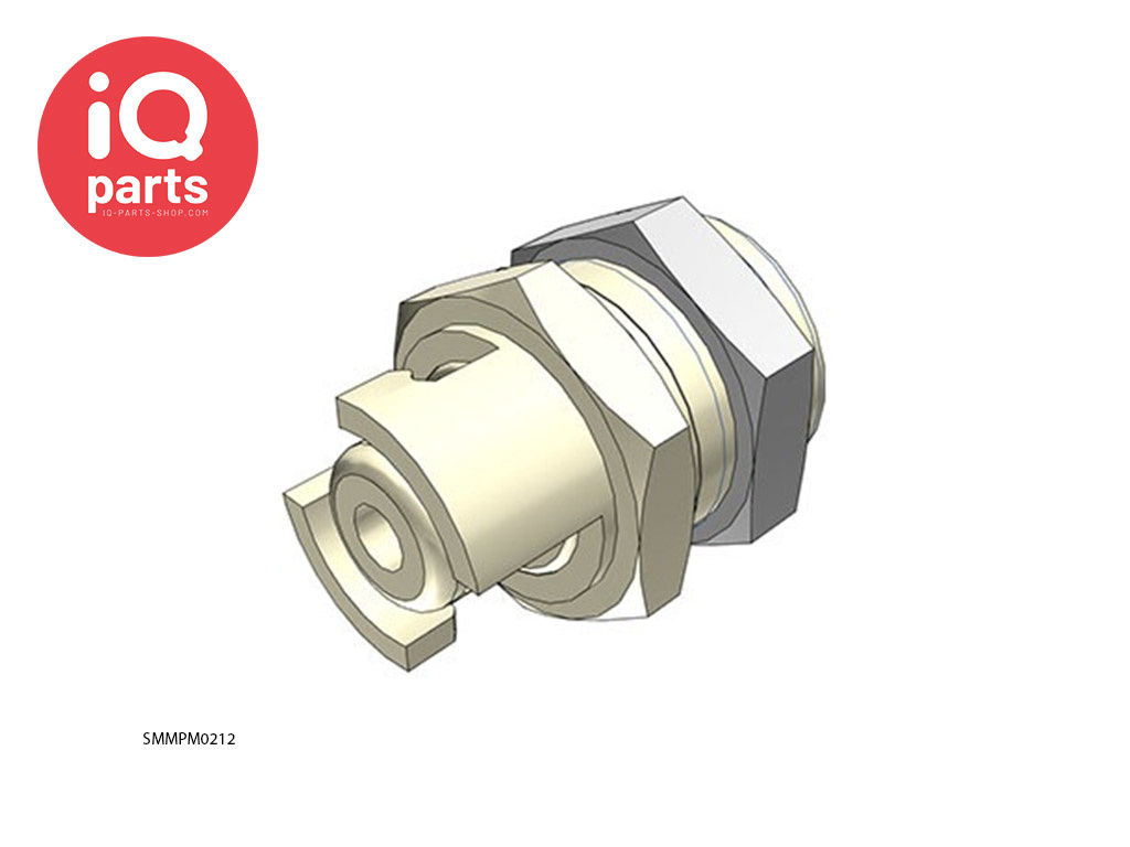 CPC SMMPM0212 | Coupling Insert | Panel Mount | Hose barb 3,2 mm (1/8")