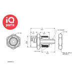 CPC CPC - SMMPM0212 | Stecker | Plattenmontage | Schlauchanschluss 3,2 mm